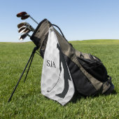 Serviette De Golf Golf Design Golf Towel (Vert)