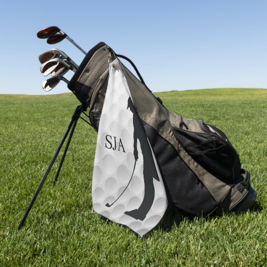 Serviette De Golf Golf Design Golf Towel (Vert)