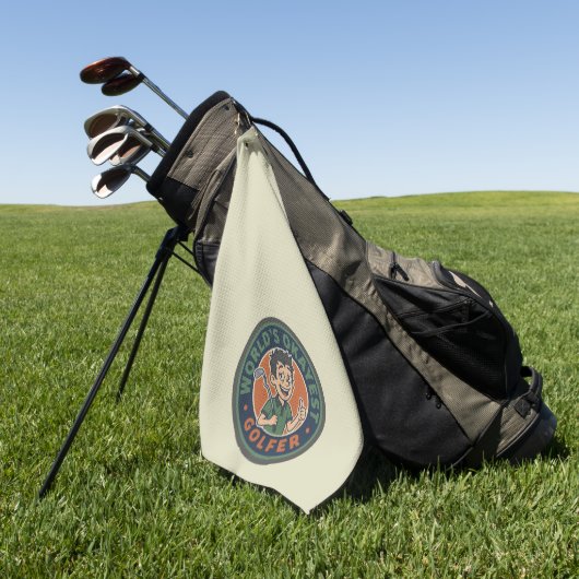 Serviette De Golf Golf Drôle (Vert)