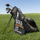 Serviette De Golf Golf Drôle Dire Instruction pour femme golfeuse (Vert)