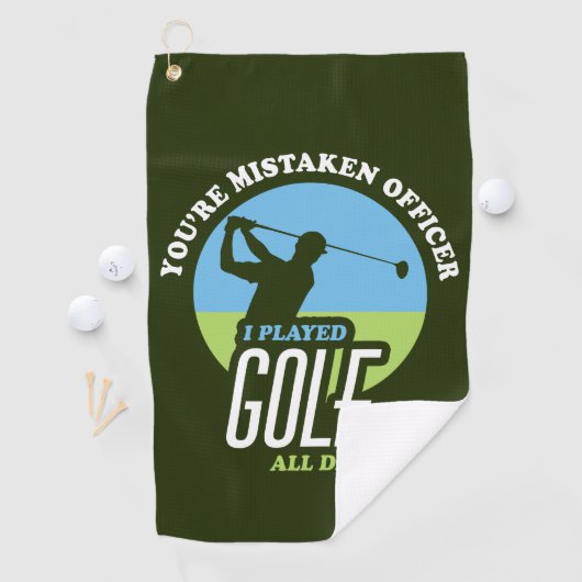 Serviette De Golf Golf Drôle Dire Pour Les Golfeurs (En situation)