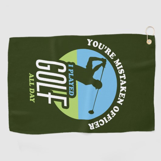 Serviette De Golf Golf Drôle Dire Pour Les Golfeurs (Horizontal)