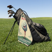Serviette De Golf Golf : Easy Peasy ? (Vert)