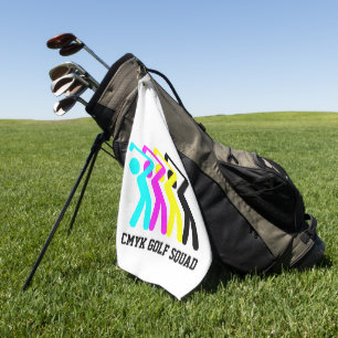 Serviette De Golf Golf élégant en CMYK