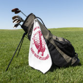 Serviette De Golf Golf et j'ai une relation Amour-Hate drôle (Vert)