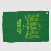 Serviette De Golf Golf féminin MAMA REINE DU GREEN Custom (Horizontal)