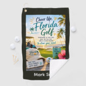 Serviette De Golf Golf Floride à thème (En situation)