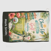 Serviette De Golf Golf Floride à thème (Horizontal)