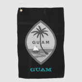 Serviette De Golf Golf Guam & Guamaian blasons / drapeau (Devant)