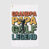 Serviette De Golf Golf Legend Grand Papa (Devant)