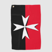 Serviette De Golf Golf Malte Drapeau & Maltese Cross sports / St. Jo (Devant)