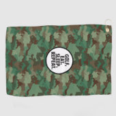 Serviette de golf « Golf, Manger, Dormir, Répéter  (Horizontal)