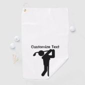 Serviette De Golf Golf masculin (En situation)