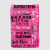 Serviette De Golf GOLF MÈRE Mère Mère Fête des mères Cadeau Golf Spo (Devant)