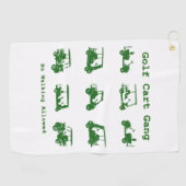 Serviette De Golf Golf Panier Gang Funny Golf Lover Cadeau (Horizontal)