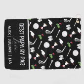 Serviette De Golf Golf Papa Par Parc (Horizontal)