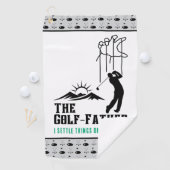 Serviette De Golf Golf-Père - Régler les choses sur le vert (En situation)