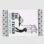 Serviette De Golf Golf-Père - Régler les choses sur le vert (Horizontal)