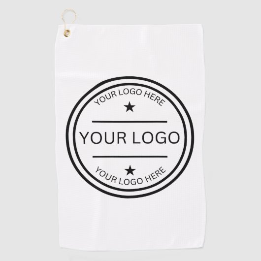 Serviette De Golf Golf personnalisé Votre logo ici (Devant)
