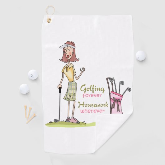 Serviette De Golf Golf pour toujours (En situation)
