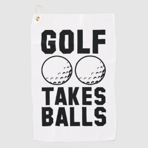 Serviette De Golf Golf prend des balles