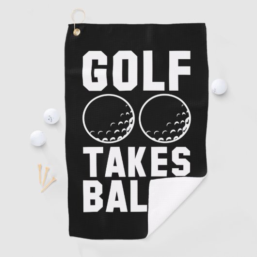 Serviette De Golf Golf prend des balles (En situation)