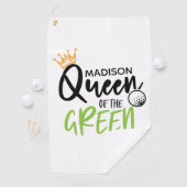 Serviette De Golf Golf Queen Of The Green Funny Moderne Personnalisé (En situation)