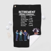 Serviette De Golf Golf Retirement drôle dire pour golfeur (En situation)