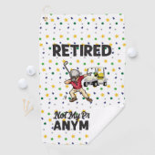 Serviette De Golf Golf Retraité pas mon problème plus dabing golfer (En situation)