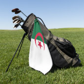 Serviette De Golf Golf Serviette avec drapeau d'Algérie (Vert)