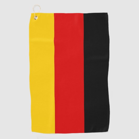 Serviette De Golf Golf Serviette avec drapeau d'Allemagne (Devant)