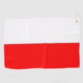 Serviette De Golf Golf Serviette avec drapeau d'Indonésie (Horizontal)