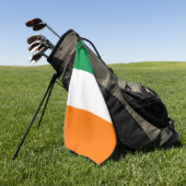 Serviette De Golf Golf Serviette avec drapeau d'Irlande (Vert)