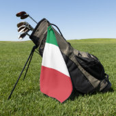 Serviette De Golf Golf Serviette avec drapeau d'Italie (Vert)