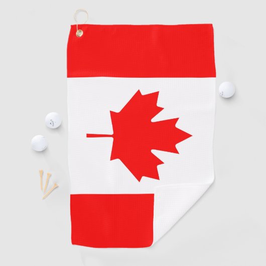 Serviette De Golf Golf Serviette avec drapeau du Canada (En situation)