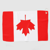 Serviette De Golf Golf Serviette avec drapeau du Canada (Horizontal)
