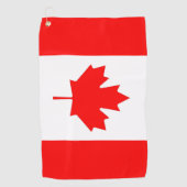 Serviette De Golf Golf Serviette avec drapeau du Canada (Devant)