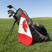 Serviette De Golf Golf Serviette avec drapeau du Canada (Vert)
