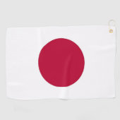 Serviette De Golf Golf Serviette avec drapeau du Japon (Horizontal)