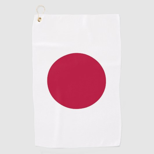 Serviette De Golf Golf Serviette avec drapeau du Japon (Devant)