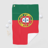 Serviette De Golf Golf Serviette avec drapeau du Portugal (En situation)
