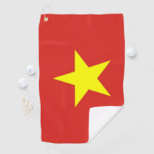 Serviette De Golf Golf Serviette avec drapeau du Vietnam (En situation)