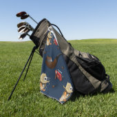 Serviette De Golf Golf Serviette Cigar (Vert)