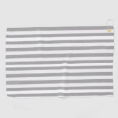 Serviette De Golf Golf Serviette Gris Gris Blanc (Horizontal)