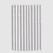 Serviette De Golf Golf Serviette Gris Gris Blanc (Devant)