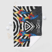Serviette De Golf Golf Serviette Guinée Doigt Peint Wild (En situation)