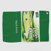 Serviette De Golf Golf St. Patrick's day (Horizontal)
