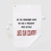 Serviette De Golf Golf Towel (En situation)