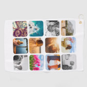 Serviette De Golf Golf Towel 12 Modèle photo arrondi (Horizontal)