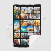 Serviette De Golf Golf Towel 24 Photo Modèle arrondi (En situation)